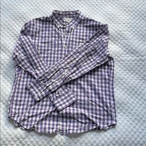 J. CREW purple gingham shirt JCREW checked J.CREW
